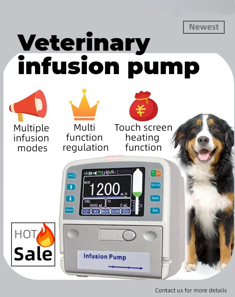 Медицинское оборудование 2 процессора 3 5 дюймов сенсорный экран ветеринарный инфузионный насос с теплой функцией UNB12V