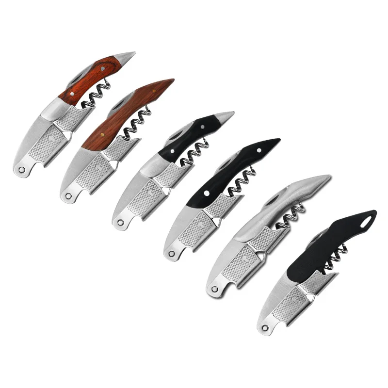 Wine Opener - Professional Corkscrew Wine Bottle Opener Foil Cutter - Manual Wine Key Bottle Openers for Waiters, Bartenders