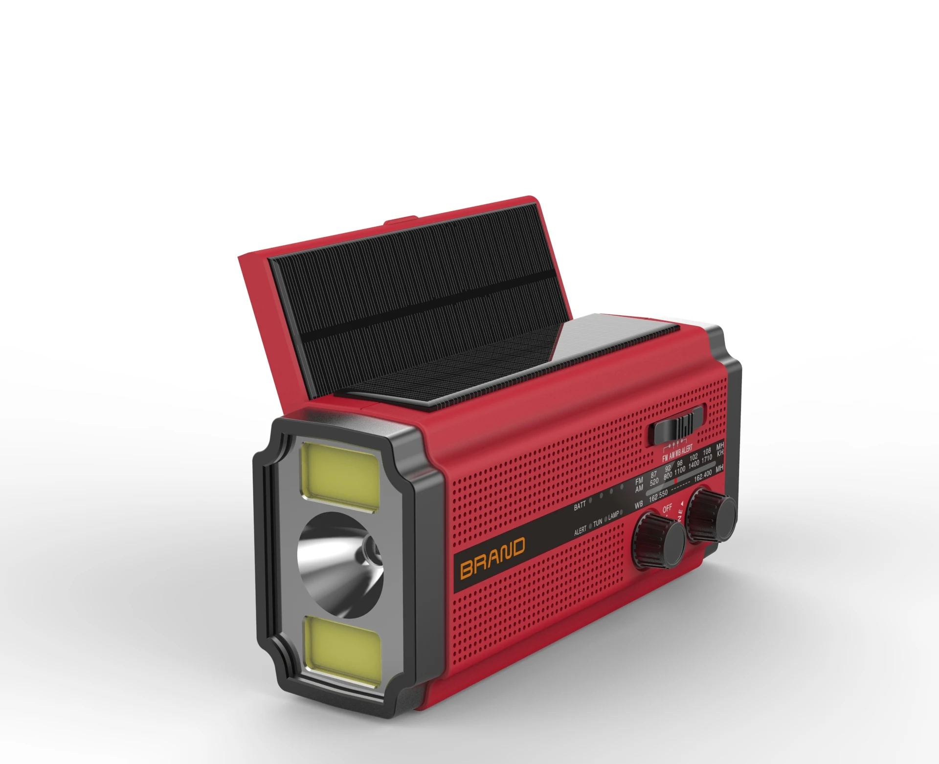 Портативное зарядное устройство XSY320 на солнечной батарее, 5000 мАч, динамометрический Портативный радиоприемник с лампой для чтения AM/FM/NOAA