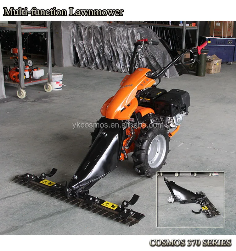 Multifunctional two wheel tractor all gear drive,without any belts can be a tiller,Scythe mower,sweeper,snow blower