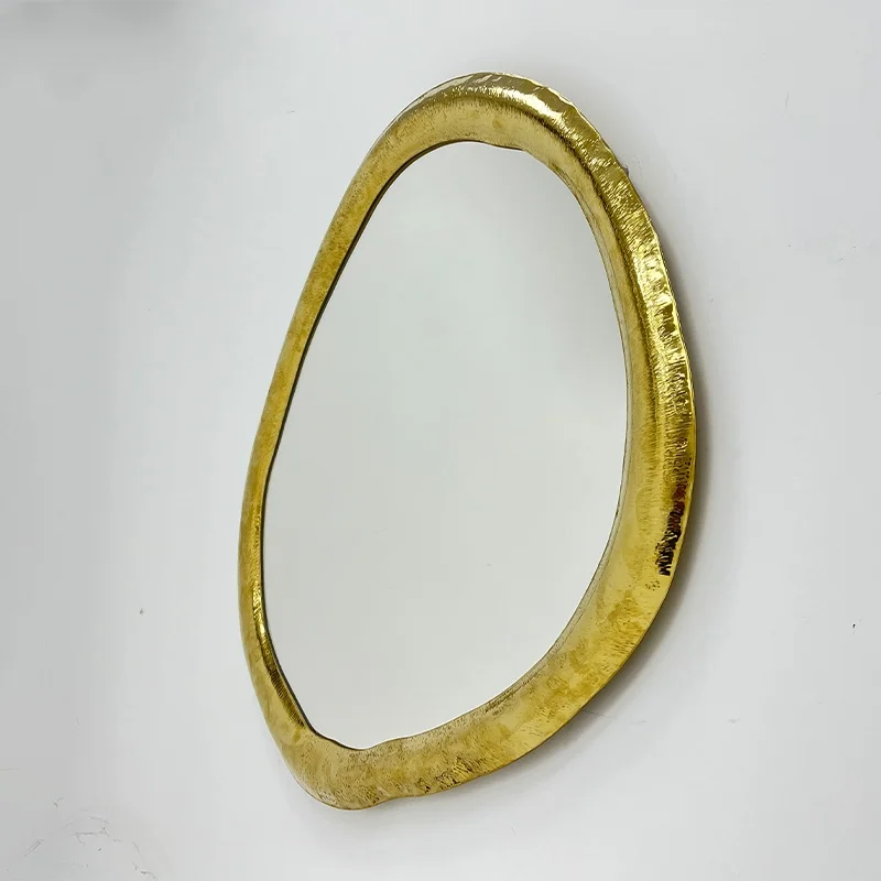 Bocado Lobo Modern light luxury wall decoration mirror minimalist stainless steel metal home art decoration factory direct sales