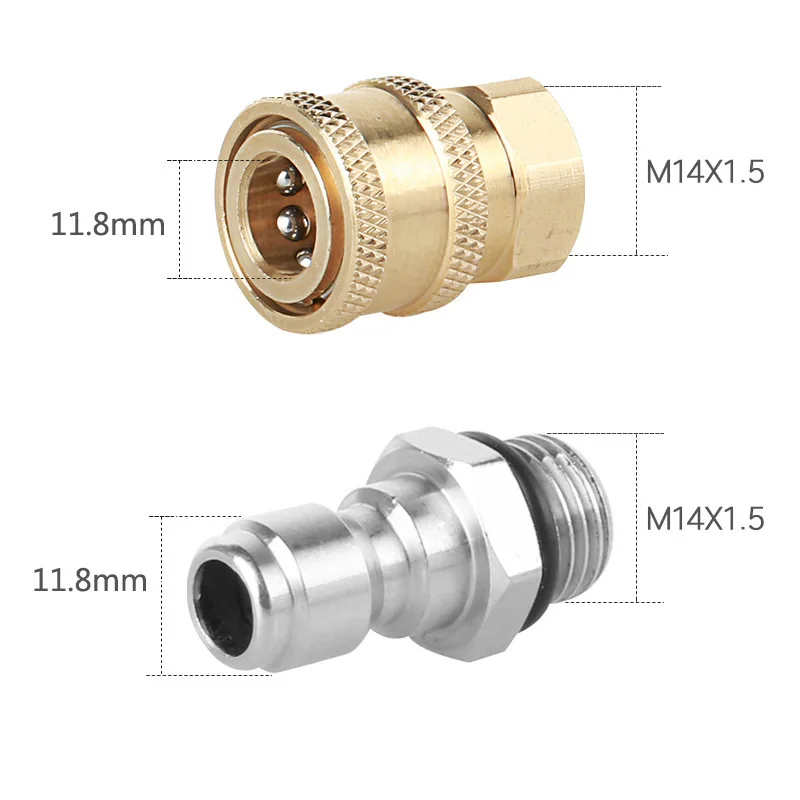 pressure washer adapter m14*1.5 quick connector sets