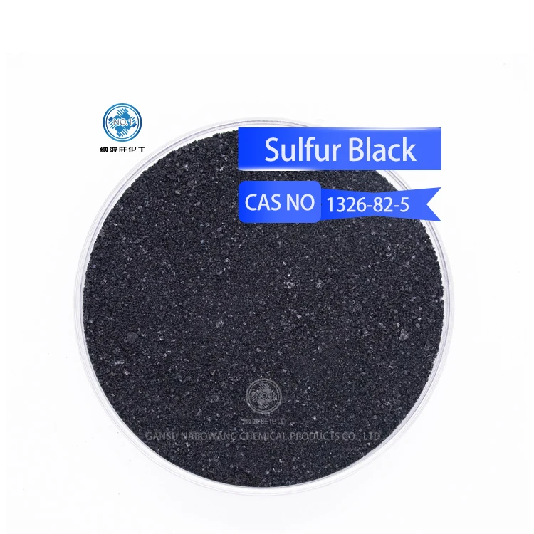 Black Sulfur Dye Cas 1326-82-5 BR 200 powder Sulphur Black for Textile Dyes