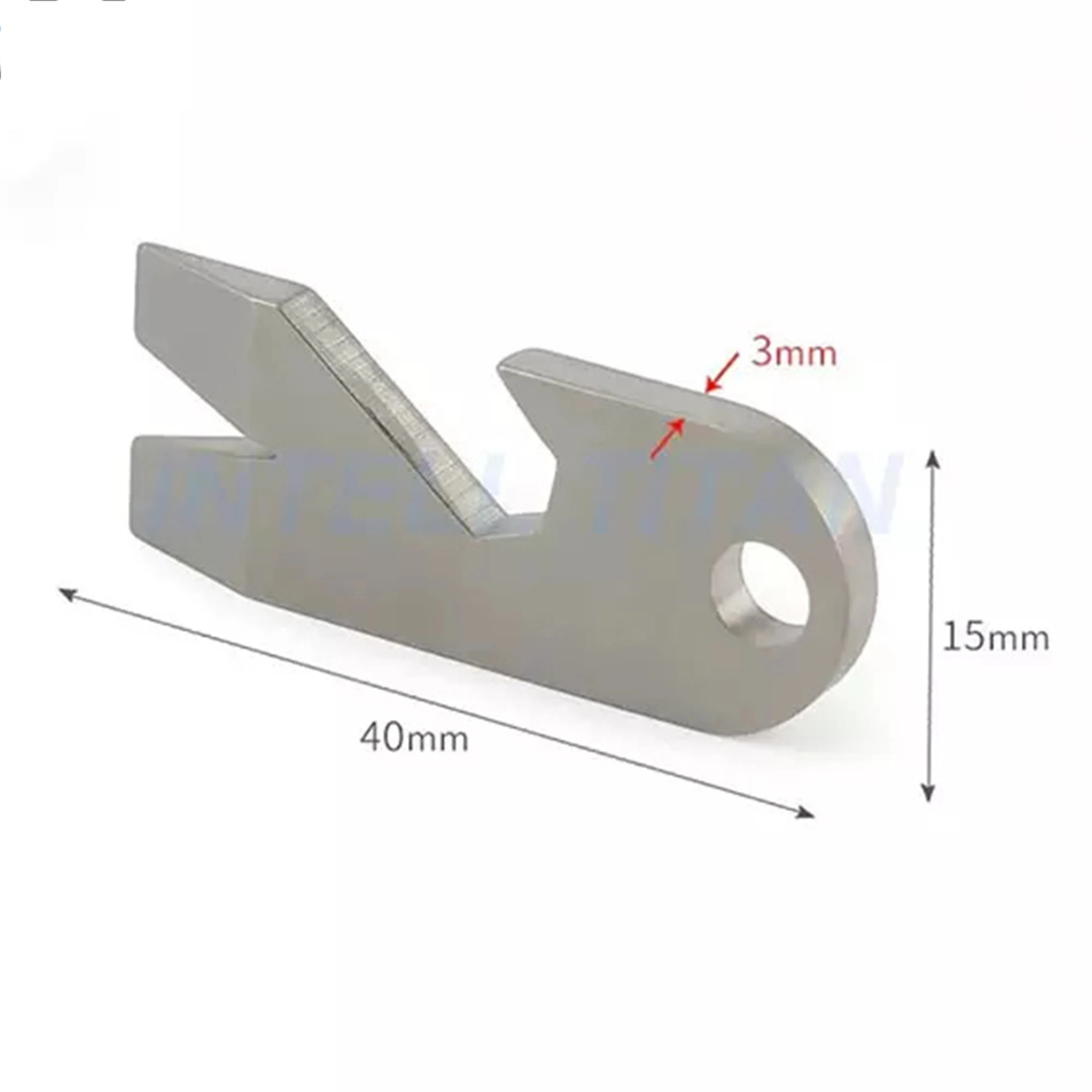 BST-TI Rainbow color titanium alloy portable bottle opener wrench nail remover EDC key tool crowbar fishing gear