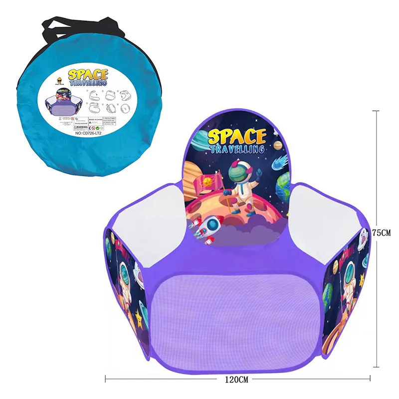 Foldable Purple Tent Playground Tunnel Kids Play Toy Tent Kids Play Tent