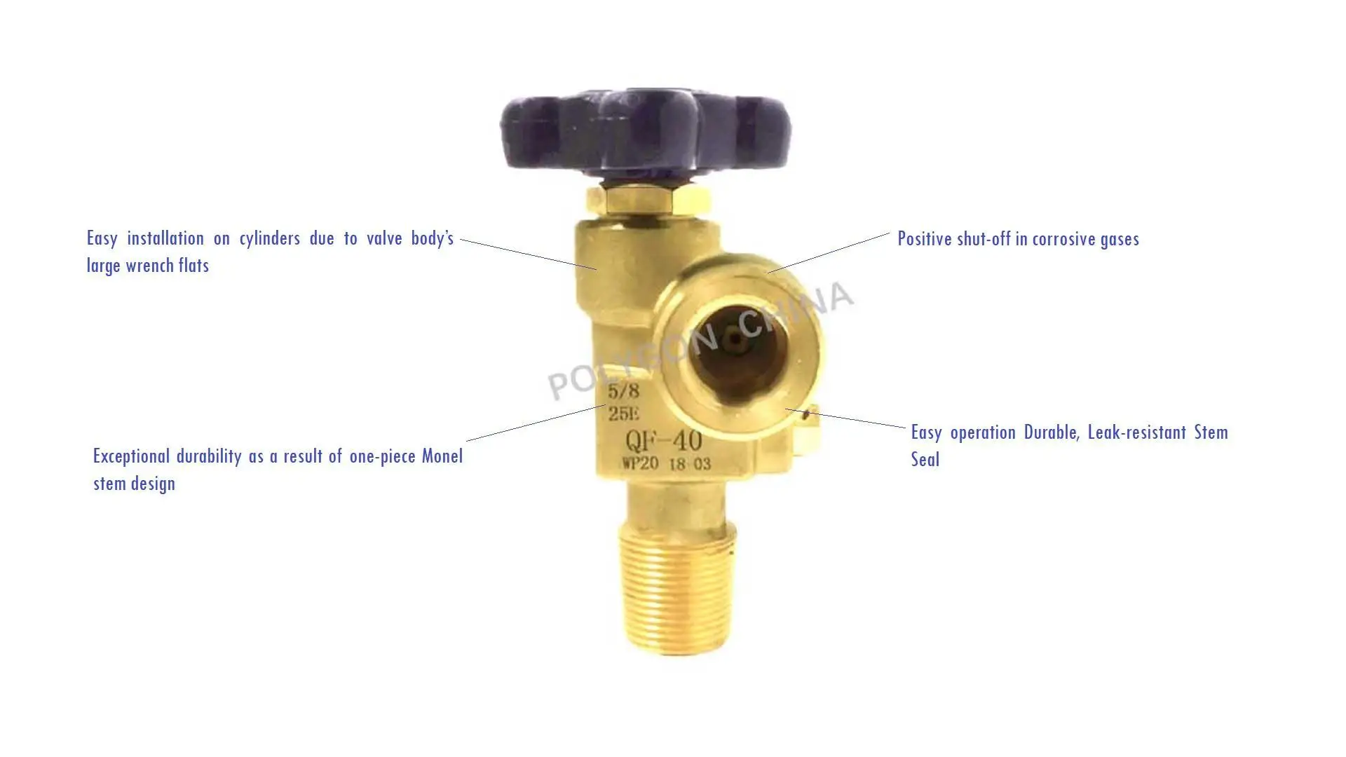 QF-40 Valve for Oxygen  Nitrogen air