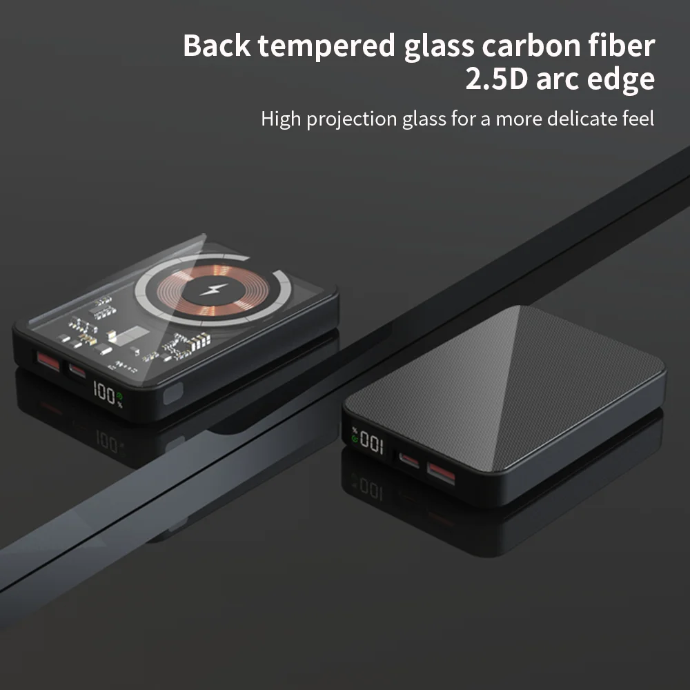 solar Power Bank 20000mah Portable Charger With Finger Holder Stronger Magnet power bank 100000mah