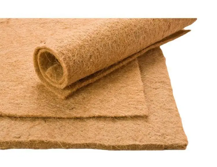 100% bigdegradable natural jute/hemp needle punched jute felt mat/pad microgreen plant growing mat sheet customized size