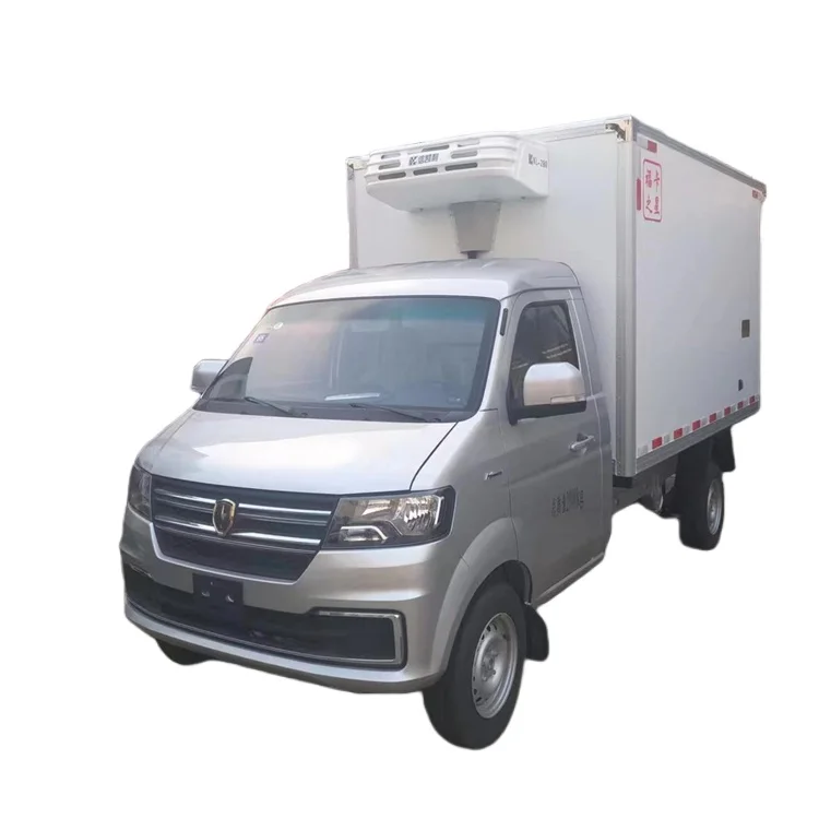 Cheap Jinbei 3 M refrigerated van refrigerator car chill car furgoneta frigorific freezer vehicles for urban distribution