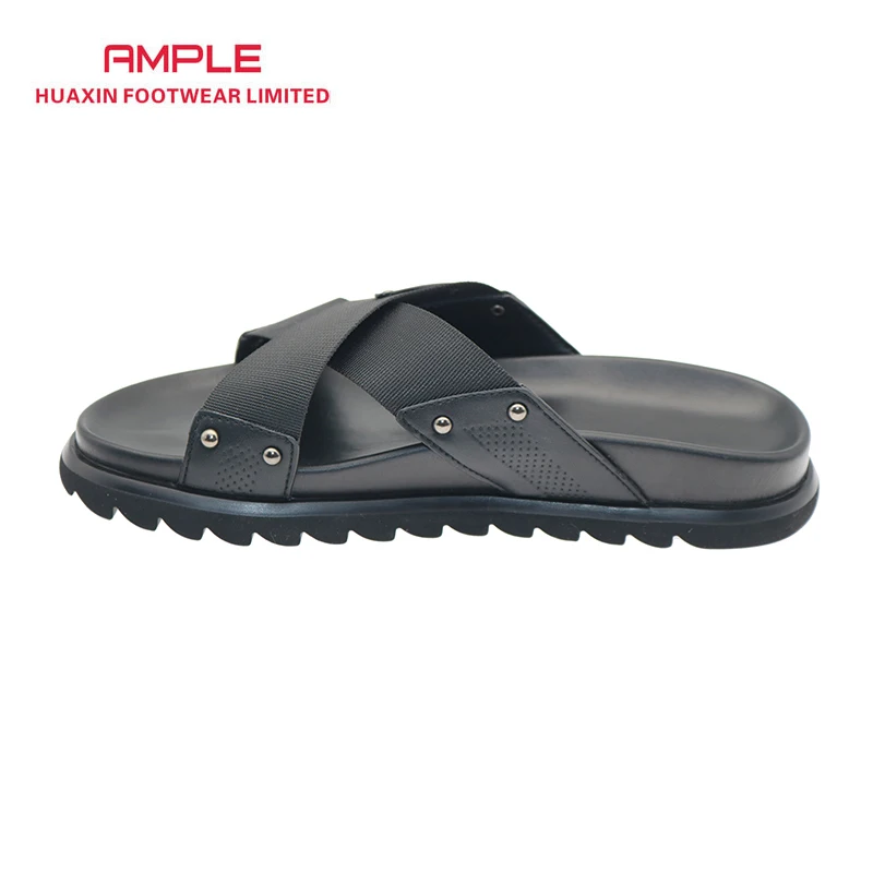 Men genuine leather sandals for summer comfortable men sandals