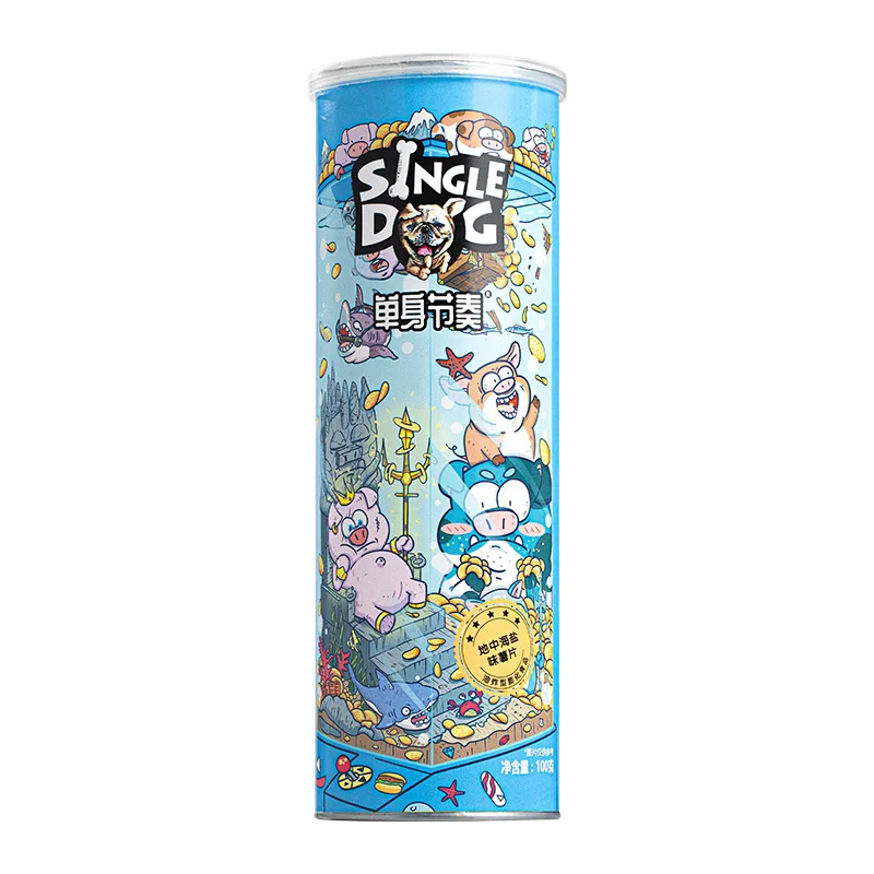 Wholesale Potato Chips Single Rhythm Mediterranean Salt Flavor Potato Chips