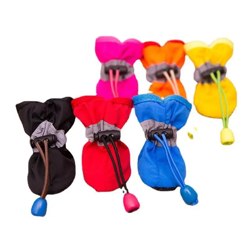 Latest Pets Shoes Canvas Printed Soft Sole Wholesale Dog Shoes