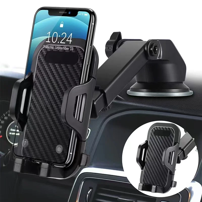 2 in 1 Universal Car Phone Holder Cradle Car Dashboard Gravity Mount Phone Holder for Smartphone Holders In Car