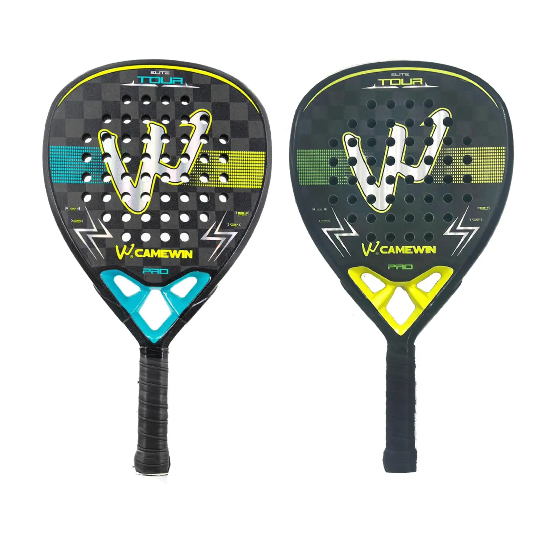 Padel Tennis Rackets Carbon Fiber With Eva Memory Flex Foam Core Paddle Racket Lightweight For Tennis With Bag