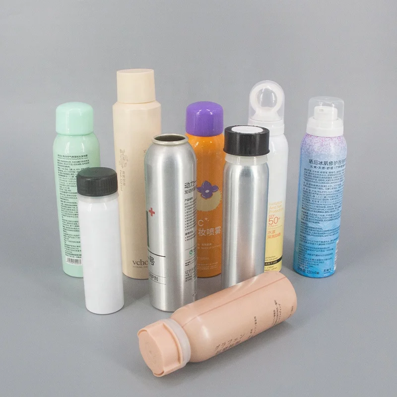 Custom printing manufacturer empty fire extinguishers aluminum bottle 500ml aerosol spray cans