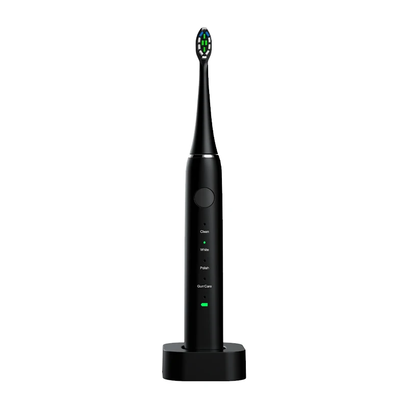 IPX7 waterproof H2 Electric Sonic Toothbrush toothbrush head bamboo toothbrush replace head with UV painted process