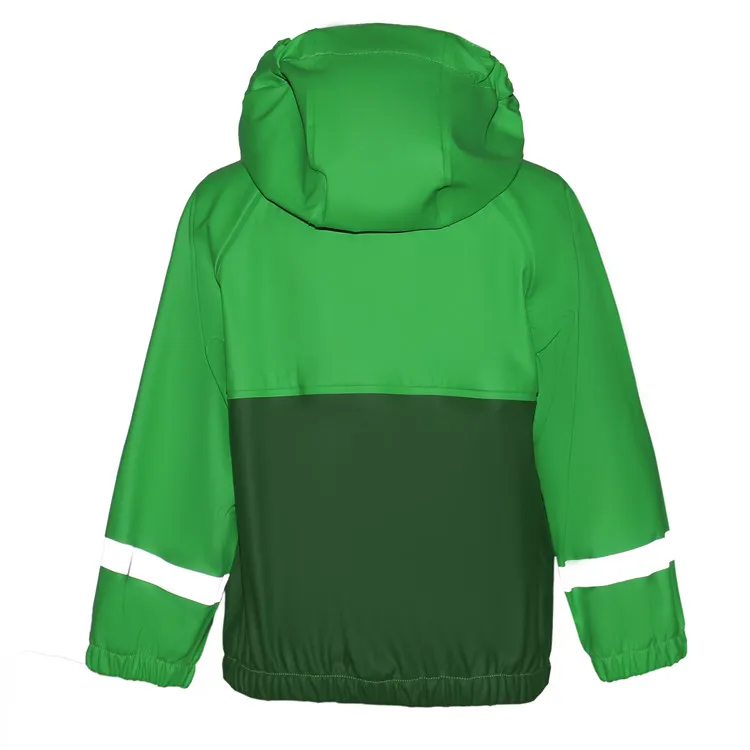 
durable new technology Unlined Elasticated sleeve endings kid raincoat 