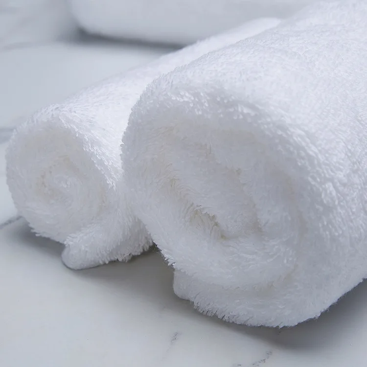 Hotel white 35x75cm 150g 16S/1 single long loop 100%cotton bathroom hand towels