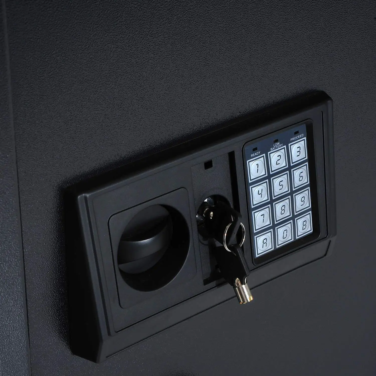 high quality strong wall mounted digital gun safe cabinet for sale