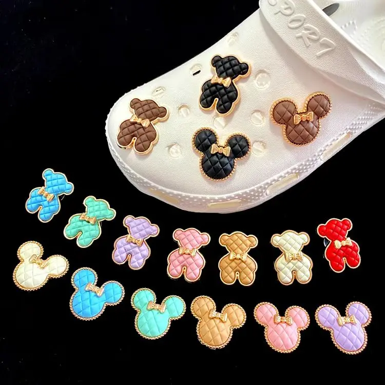 Роскошные украшения для обуви Crocks металлические дизайнерские подвески с кристаллами сандалий