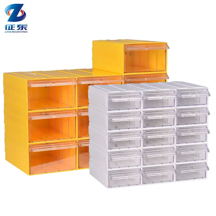 Plastic Screw Box Drawer Organizer Stackable Drawer Organizer Unit  Storage Box