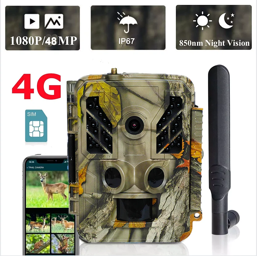 2.4Inch TFT Outdoor Wildlife Hunting Camera Waterproof Trail Camera Night Vision CMOS Sensor SD Memory Card