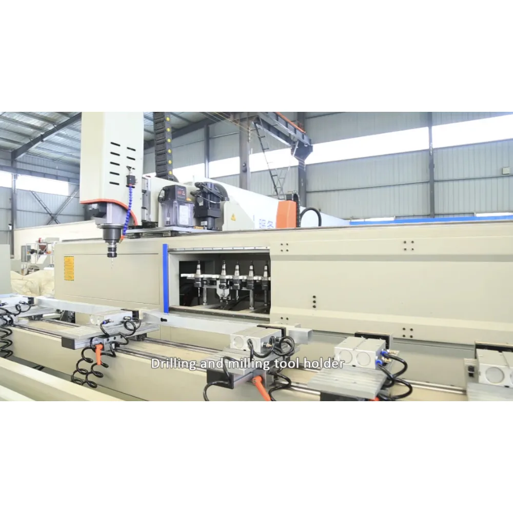 Aluminium profile drilling milling machine door and window making machine