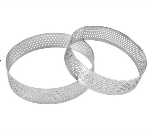 Инструмент для выпечки 304 кольцо для Мусса из нержавеющей стали с круглым отверстием французская башня кольцо для торта сыра tart кольцо