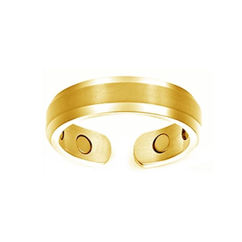 Wish Hot Selling Creative Open Ring Health Care Ring Adjustable Magnetic Ring For Men & Women