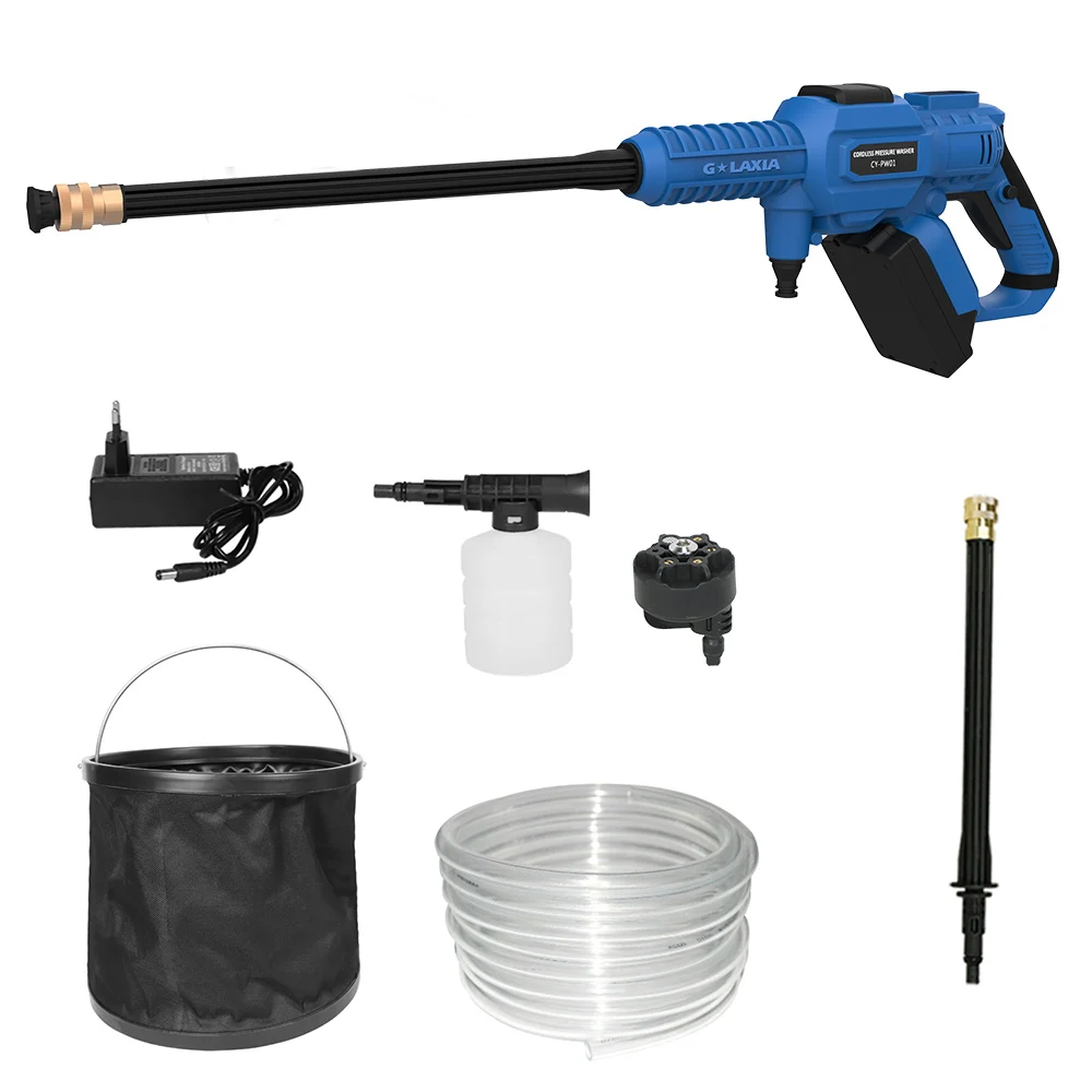 GALAXIA 20V Cordless Car Pressure Washer Outdoor Portable Washer with Pump Suitable for Gardening