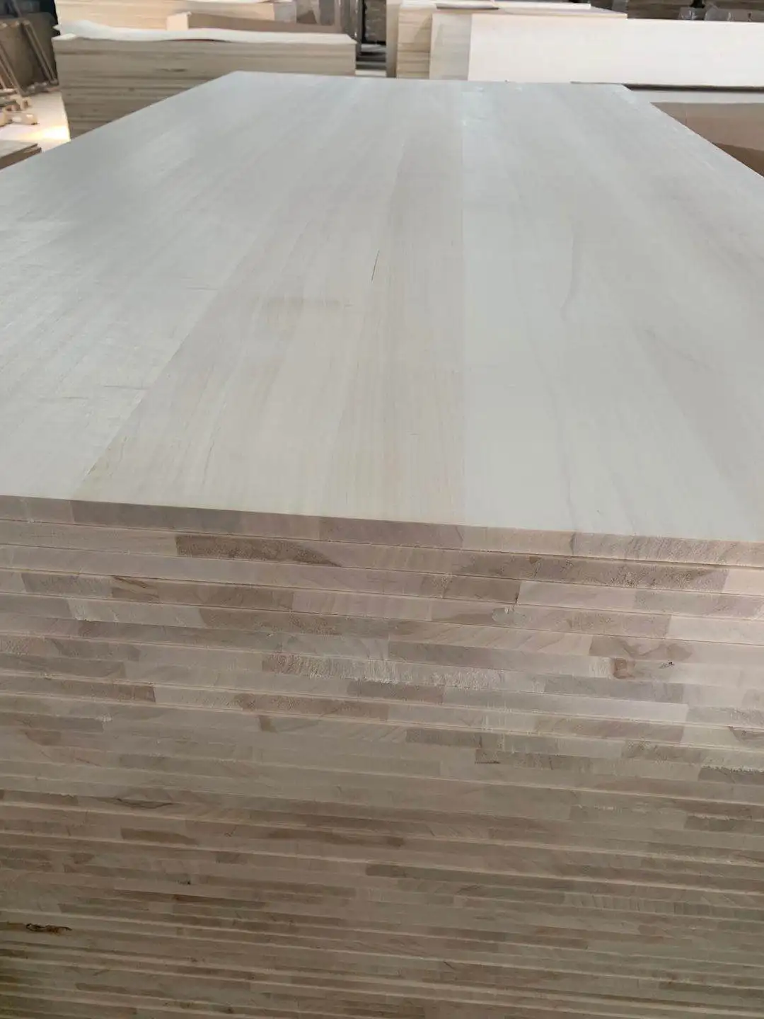 Qingfa FSC Poplar Solid Wood Board Furniture Bed Slats Cabinet Drawer Board Indoor