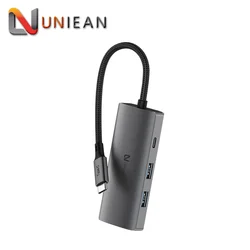 Tablet HDMI Cellphone Type-C USBC Docking Station USB C HUB 6 in 1 USB 3.0 for Ipad