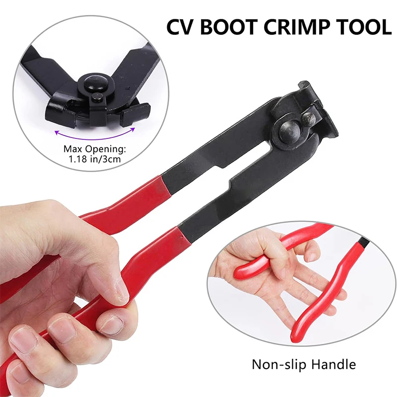 2-Piece Automotive Hose Axle Plier CV Clamp Tool CV Joint Banding Tools for Most Cars