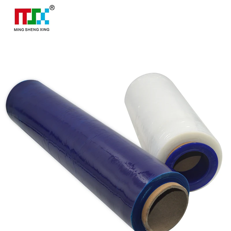 Competitive Price Stretch Film Manufacturer Lldpe Jumbo Roll 20 Mic Packaging Wholesale  Plastic Manual Use Stretch Film