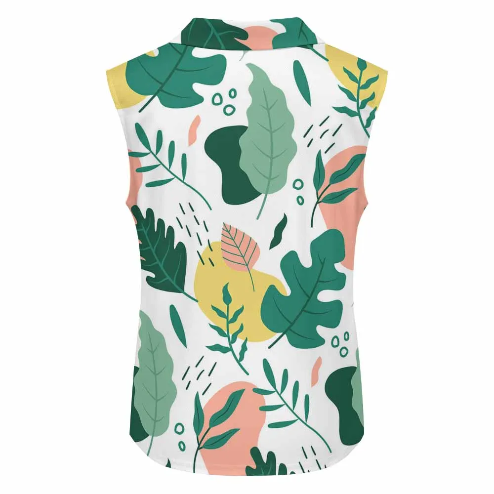 Customized Bottom arc sleeveless rugby polo jersey full sublimation afl polos