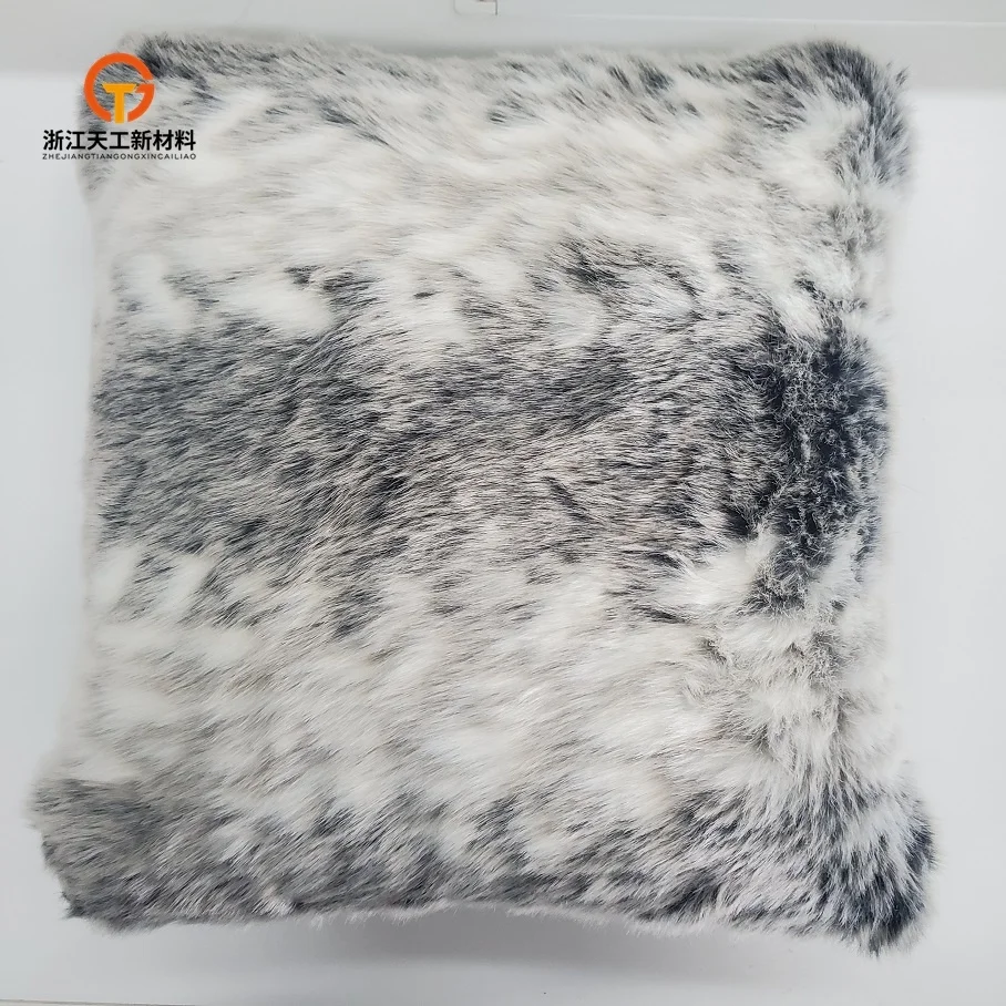 Wholesale Artificial Fur Pillow Large Cushion Long Hair Fluffy Fur Pillow