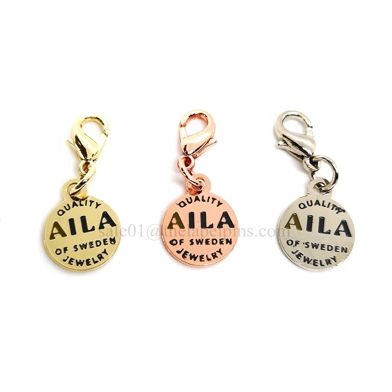 personalized fancy shape design silver plated metal