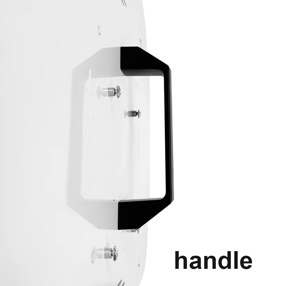 All accessories for iPad photo booth lamp holder include panel back acrylic ring screws power adapter remote control handle