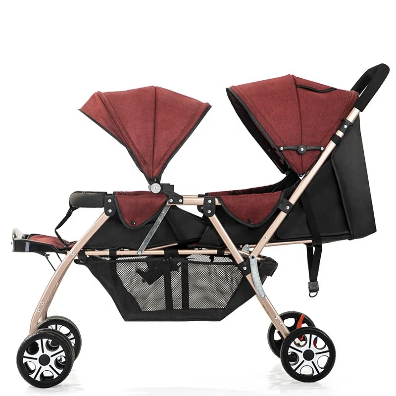 Wholesale customization lightweight high quality foldable twins baby strollers