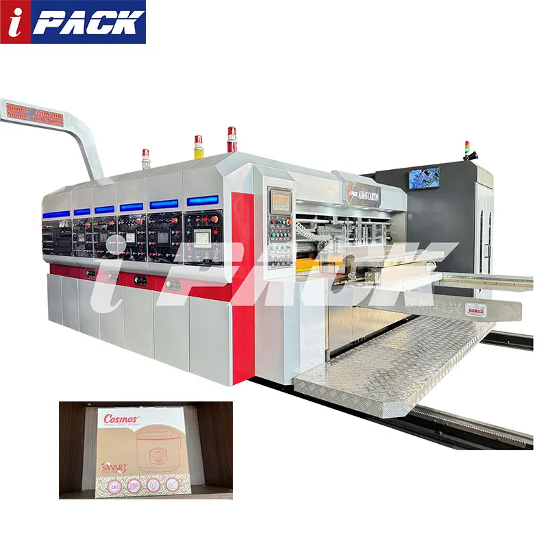 Die cutting automatic printing slotting die cutter machine printing machine