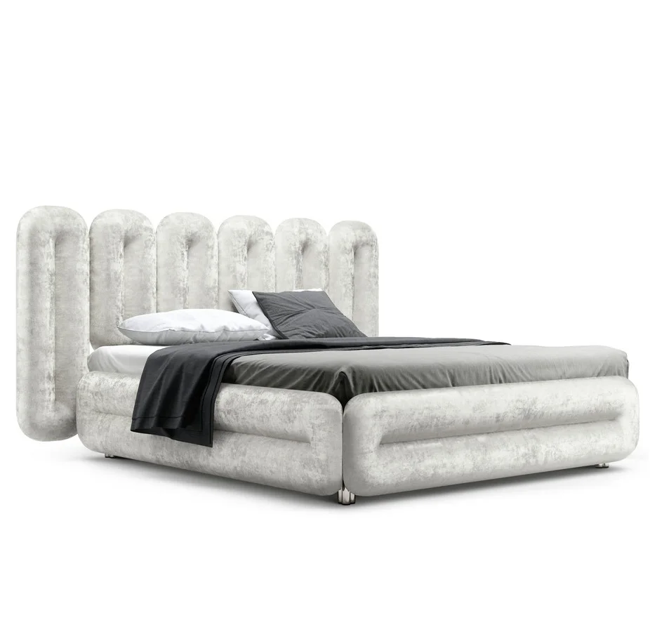 2024 the latest modern simple light luxury double bed