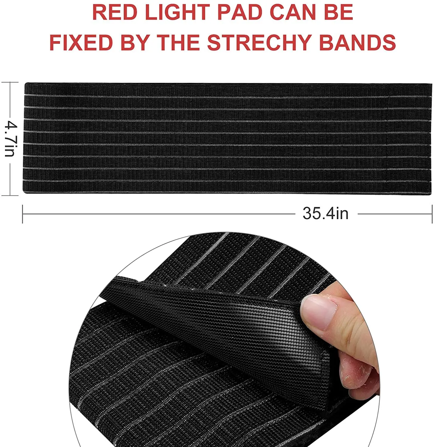 Термопояс на липучке для похудения терапевтический пояс со светодиодной подсветкой с инфракрасным излучением лошадиных ног