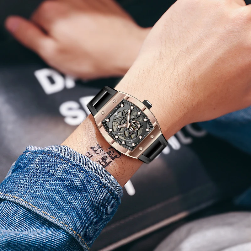 Fashion Luminous 5 ATM Waterproof  Mechanical watch for Men