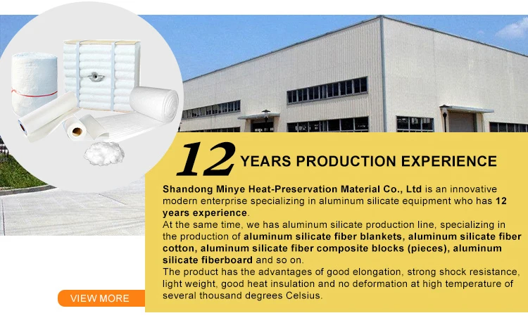 50mm Ceramic Fire Insulation Fiber Blanket Manufacturer For Glass Furnace