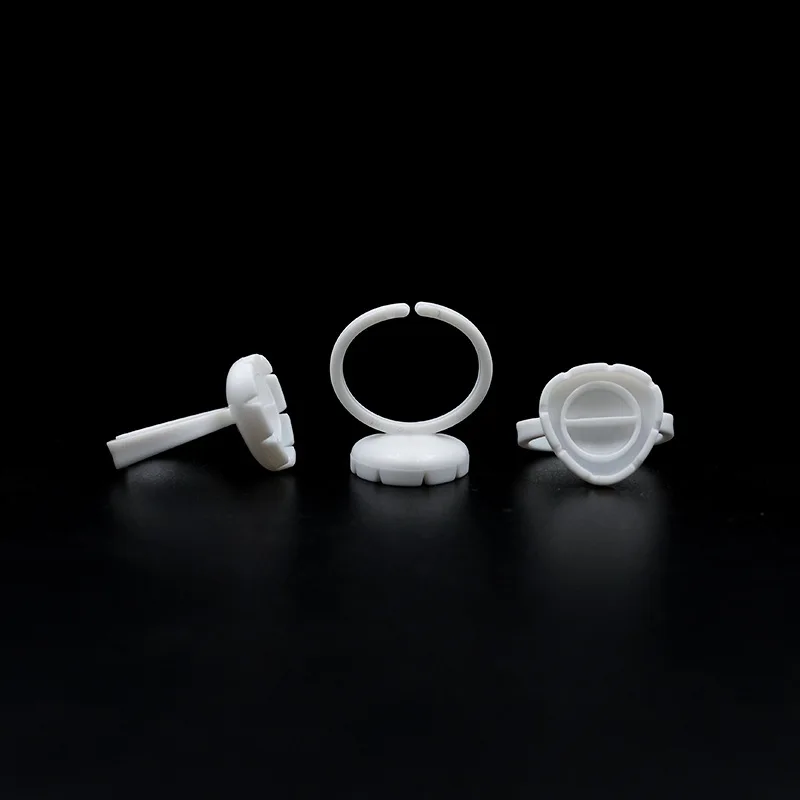 
New Flower Shape PVC Adhesive Glue Holder For Eyelash Extension 
