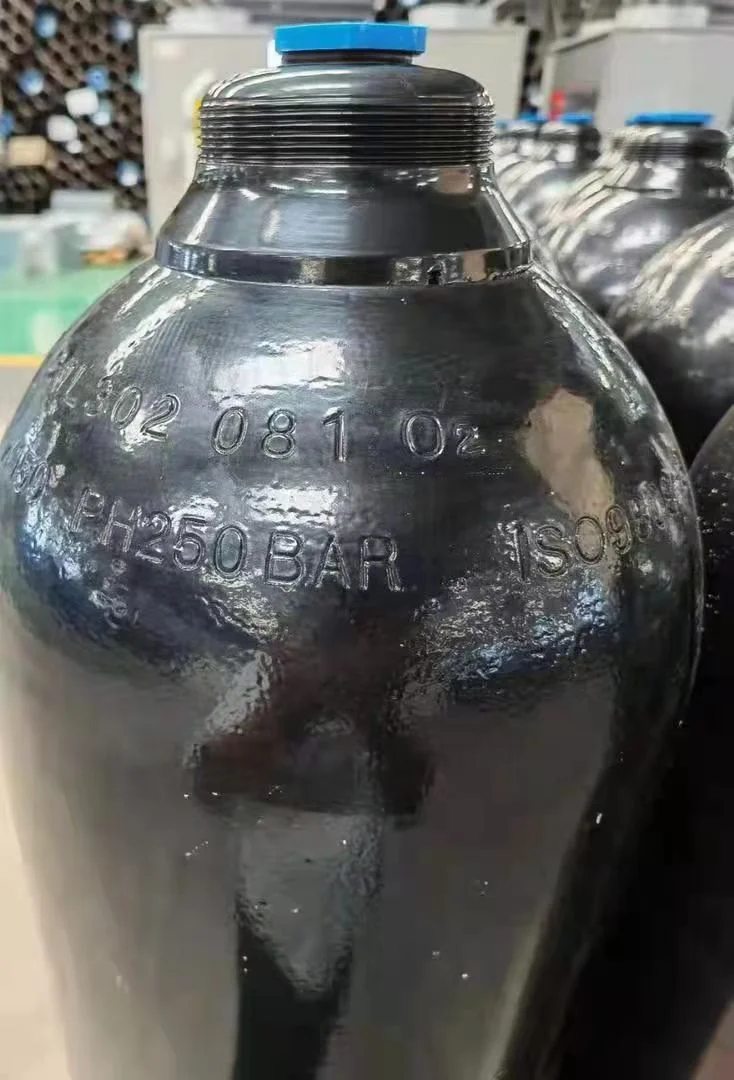 Cilindro De Oxigeno 40l 37MN Oxigeno Gas Cilindro Medical Cilindro De Gas