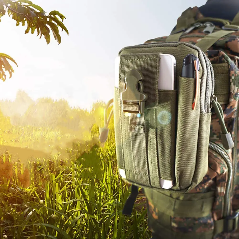 SinSky High Quality Tactical Molle Pouch Outdoor Men Waist Bag Utility Gadget Phone Organizer Bag Multifunctional Bag