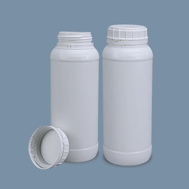 1000ML Ethylene Propylene Round Fluorinated Bottle For Fuel Additives Organic Solvents