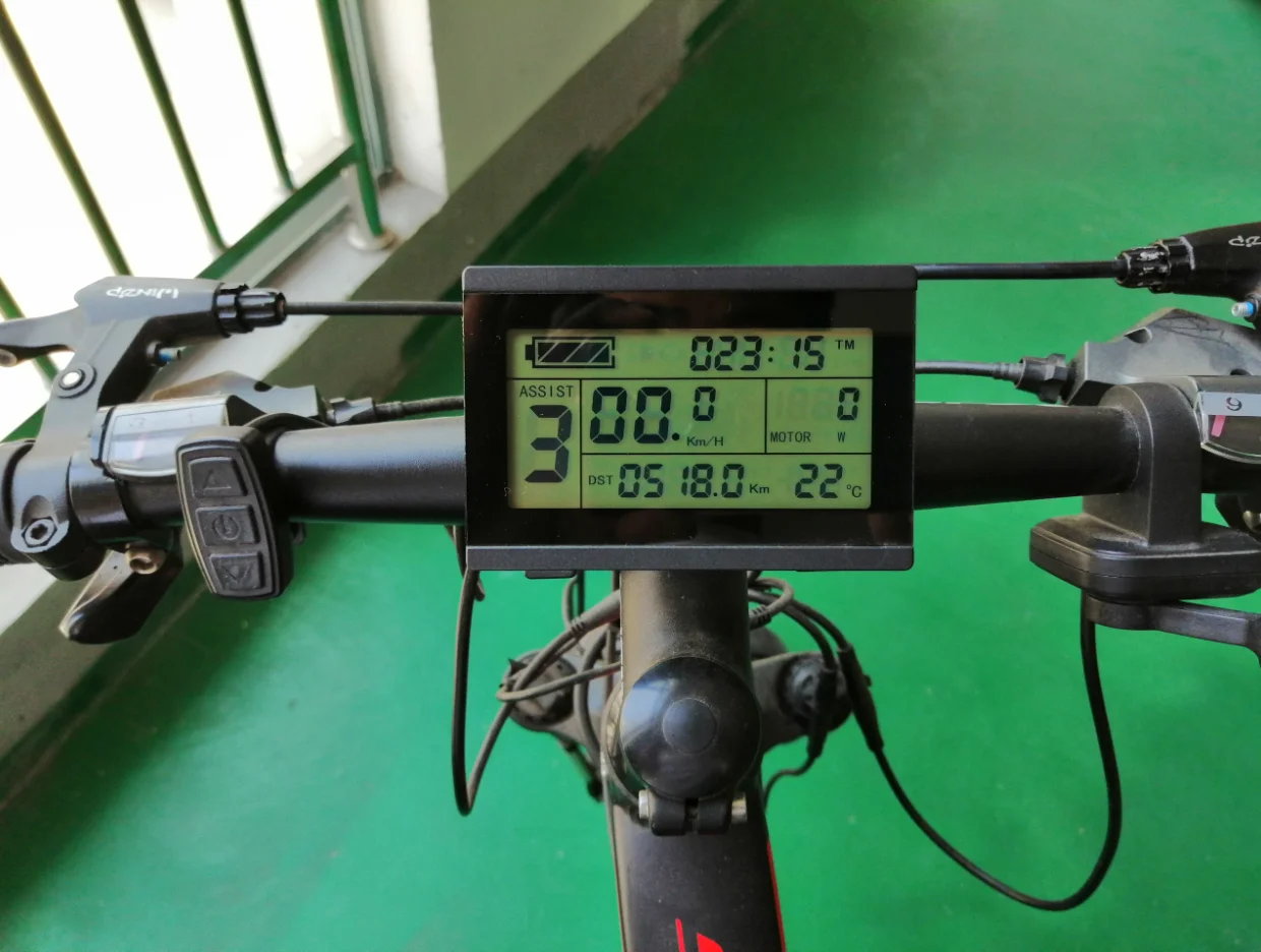Kt LCD3 Display with Sm or Waterproof Connector 24V 36V 48V Electric Bike Display for Kt Controller
