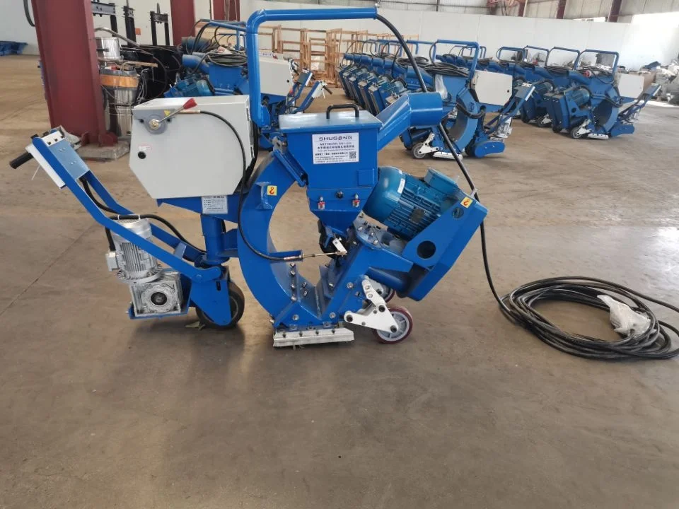 CE ISO Approved Portable Steel Plate Cleaning Shot Blasting Machine/Equipment